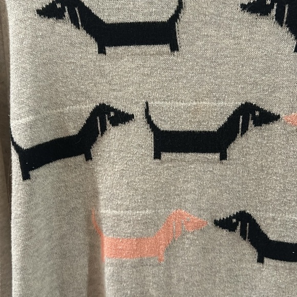 J Crew sweater with dachshund print - Picture 2 of 5